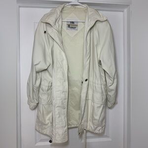 London fog jacket with hoodie size M